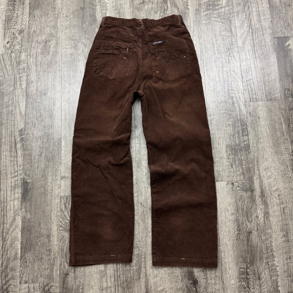 Vintage Y2K Dark Brown Fubu Corduroy Skater Pants 28x28